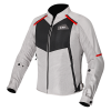 LS2 BREEZE LADY JACKET GREY BLACK RED