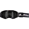 LS2 AURA ENDURO SERIES GOGGLE BLACK WITH CLEAR VISOR