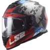 LS2 FF800 Storm SPRINTER Black Red Titanium