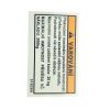 LABEL, TOW CAPACITY