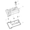 Cylinder head cover sub-assembly.