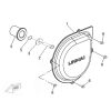 LEFT SIDE COVER（NEW MODEL）
MATCH WITH CRANKSHAFT COMP（NEW MODEL）,LEFT CRANKCASE COVER（NEW MODEL）