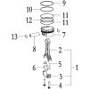 PISTON AND CONNECTING ROD