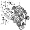 FUEL DELIVERYF PIPE AND INJECTOR ASSY