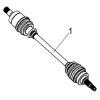 FRONT LEFT DRIVE AXLE (FOR 4WD)