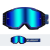 LS2 CHARGER PRO GOGGLE BLUE WITH IRIDIUM VISOR