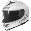 LS2 FF818 STORM III SOLID GLOSS WHITE