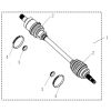 FRONT LEFT DRIVE AXLE