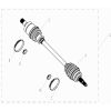 REAR RIGHT DRIVE AXLE (T3 WITH REAR AXLE DIFFERENTIAL)