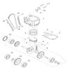 PISTON, CRANKSHAFT, CYLINDER