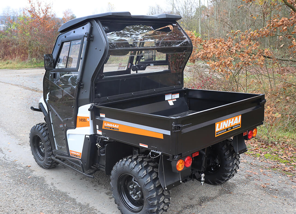 Kabina bez střechy včetně topení pro LINHAI UTV 1100 DIESEL (možné použít originál střechu)