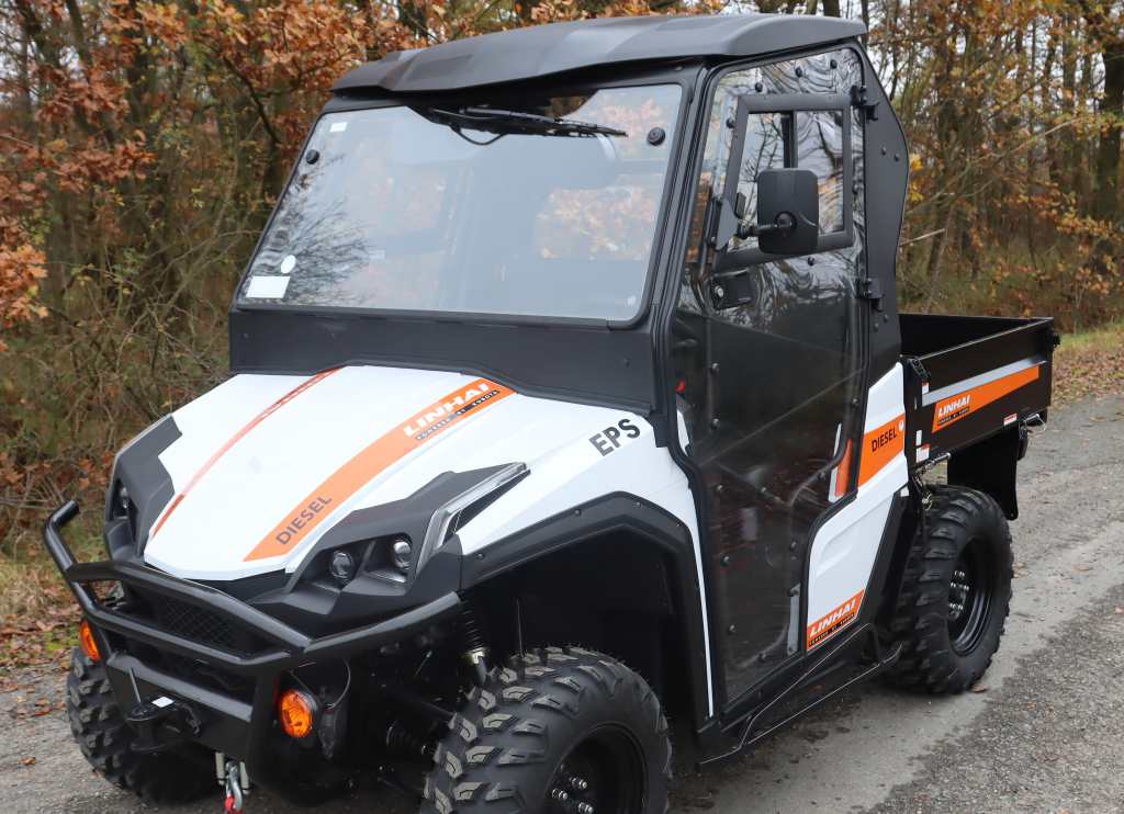 Kabina bez střechy včetně topení pro LINHAI UTV 1100 DIESEL (možné použít originál střechu)