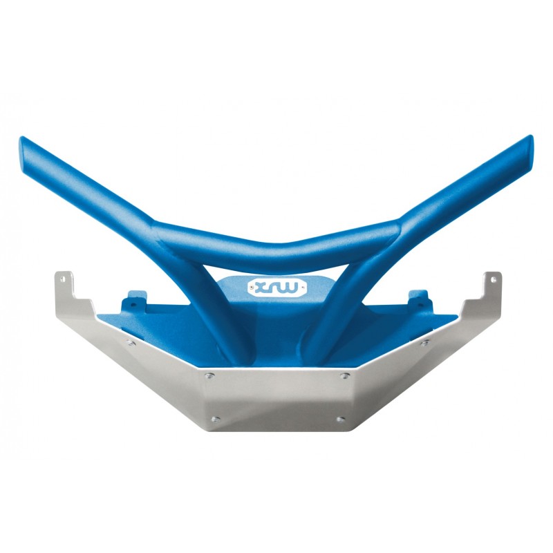 XRW FRONT BUMPER BR25 STL BLUE - CAN-AM MAVERICK X3