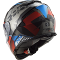 LS2 FF800 STORM SPRINTER BLACK RED TITANIUM L