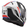 LS2 FF818 STORM III SPORTY WHITE BLUE RED S