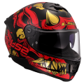 LS2 FF808 STREAM II DRAKO BLACK RED-06 XXS