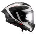 LS2 FF805 THUNDER GP AERO RAUTE WHITE GREY-06 M