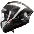 LS2 FF805 THUNDER GP AERO RAUTE WHITE GREY-06 M
