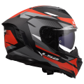 LS2 FF818 STORM III KOMAI BLACK RED XS