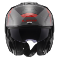 LS2 FF910 ADVANT II GLIDE BLACK GREY RED S