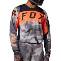 FOX 180 Bnkr Jersey, Grey Camo MX23