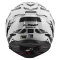LS2 FF818 STORM III KAOS WHITE GREY XS