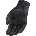 LS2 RUST MAN GLOVES BLACK LEATHER M