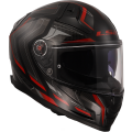 LS2 FF811 VECTOR II ALIZER BLACK RED-06 S