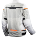 LS2 RIVA LADY JACKET LIGHT GREY H-V ORANGE 5XL
