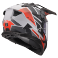 LS2 MX702 PIONEER II BLOCK GREY RED-06 XXL