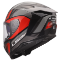 LS2 FF817 CHALLENGER II VIPER GREY RED XS