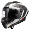 LS2 FF805 THUNDER GP AERO RAUTE WHITE GREY-06 M