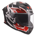 LS2 FF820 RAPID III XTREM WHITE BLACK RED XL