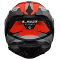 LS2 FF818 STORM III KOMAI BLACK RED XS
