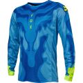 FOX Airline Exo Jersey  - XL, Blue/Yellow MX23