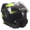 LS2 FF901 ADVANT X NOVA MATT BLACK H-V YELLOW-06 XL