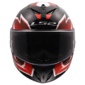 LS2 FF820 RAPID III XTREM WHITE BLACK RED XL