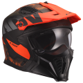 LS2 OF606 DRIFTER GAS GREY ORANGE-06 XXL