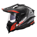 LS2 MX701 EXPLORER HEXA BLACK RED GREY-06 S