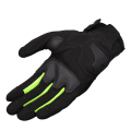 LS2 ATOM MAN GLOVES BLACK H-V YELLOW
