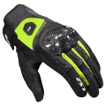 LS2 ATOM MAN GLOVES BLACK H-V YELLOW