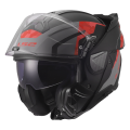 LS2 FF910 ADVANT II GLIDE BLACK GREY RED S