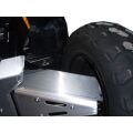 Ricochet ATV Polaris XP550/850 2009-19, Skidplate set with floorboard plates