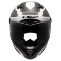 LS2 FF805 THUNDER GP AERO RAUTE WHITE GREY-06 M