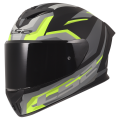 LS2 FF820 RAPID III HYPER BLACK H-V YELLOW S