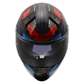 LS2 FF811 VECTOR II C SAVAGE WHITE BLUE RED-06 M