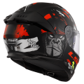LS2 FF808 STREAM II ANGRY MONKEY M.BLACK RED-06 XS
