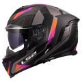 LS2 FF818 STORM III SPORTY GREY PURPLE M