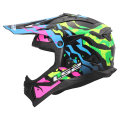 LS2 MX708 FAST II GROTESK BLUE PINK GREEN-06 L