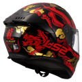 LS2 FF808 STREAM II DRAKO BLACK RED-06 XXS